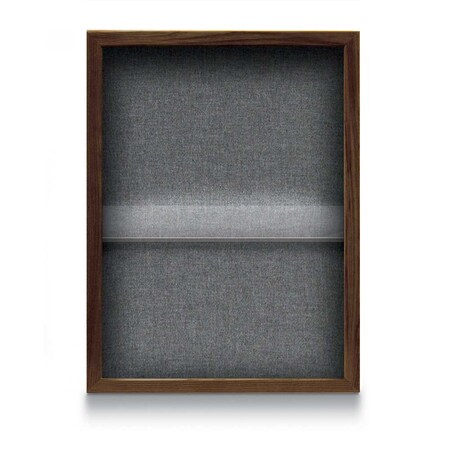 United Visual Products Indoor Enclosed Combo Board, 48"x36", Black Frame/Black & Apricot UVCB4836B-BLACK-APRICOT